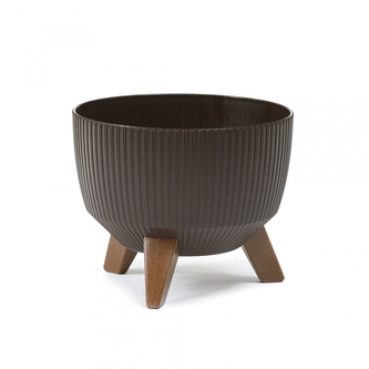 Plastová mísa Roma jumper 240 mm, mocca