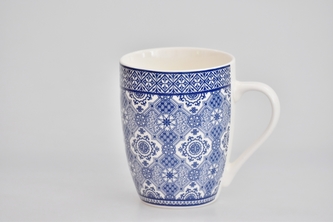 Porcelánový hrnek - modrý dekor VIII
