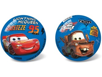 Lopta Disney Cars modrá, 14 cm
