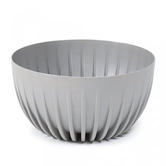 Plastová misa Mira eco wood 240 mm, sivá