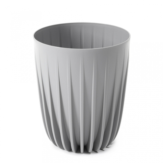 Plastový kvetináč Mira 250 mm, sivý