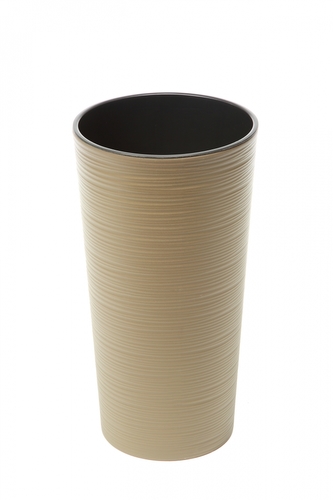 Plastový květináč Lilia 570 mm vroubek, frappe