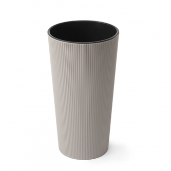Plastový kvetináč Lilia Jumper 364 mm, taupe