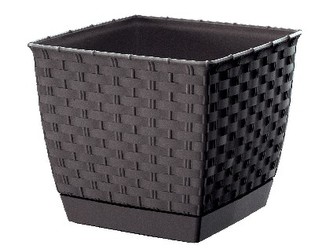 Kvetináč Ratolla Square umbra 25x25 cm