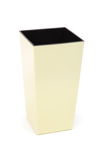 Plastový květináč Finezia 400x400 mm, vanilka