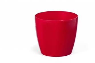 Plastový kvetináč Magnolia 155 mm, červený