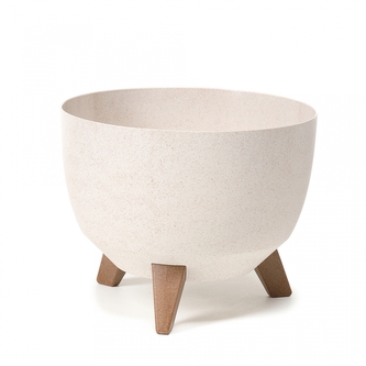 Plastová misa Roma ECO 240 mm, bielo-béžová