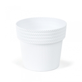 Plastový květináč Pola Jumper 200 mm, bílý