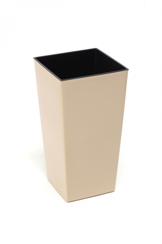 Plastový květináč Finezia 350x350 mm, cappuccino