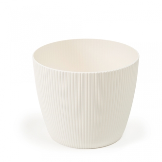 Plastový květináč Magnolia Jumper 260 mm, krémový