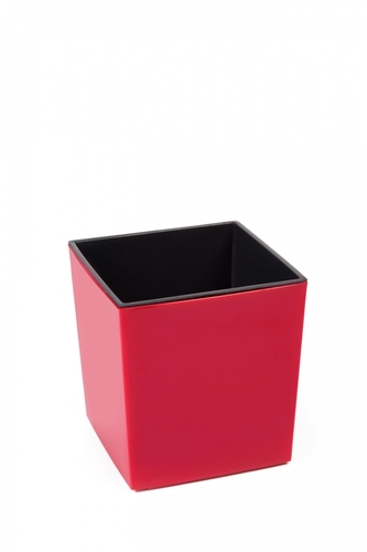 Plastový květináč Juka 300x300 mm, červený