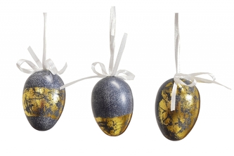 Plastová vajíčka na zavěšení, s/24, 4 cm