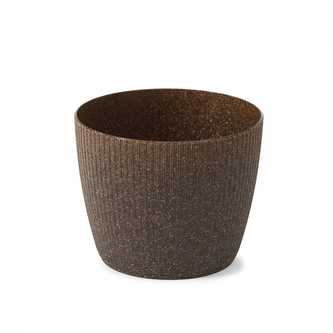 Plastový květináč Magnolia eco coffee jumper 160 mm, espresso