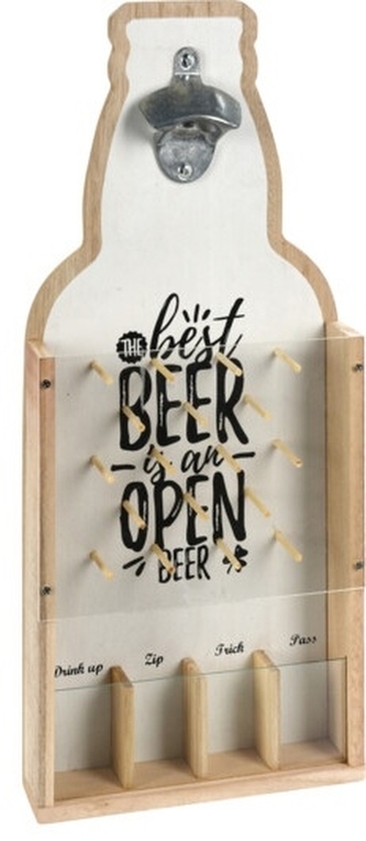 Vtipný otvírák lahví bílý