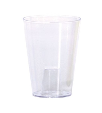 Květináč na orchideje Coubi Orchid 13 cm, průhledný