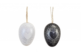 Plastová vajíčka na zavěšení, s/24, 4 cm