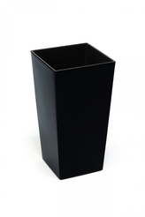 Plastový květináč Finezia 250x250 mm, černý