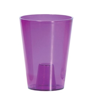 Kvetináč na orchidey Coubi Orchid 13 cm, fialový priehľadný