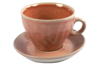 Hrnek s podtalířkem Carmen rosa 290 ml