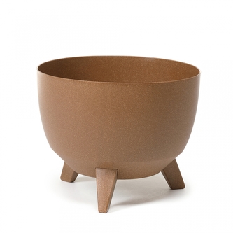 Plastová misa Roma ECO 240 mm, prírodné drevo