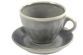 Hrnek s podtalířkem Carmen grey 290 ml