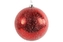 Červená vánoční baňka Mirte XL, II.jakost