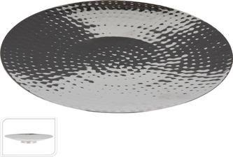 Stříbrný tác Hammered 25x3 cm