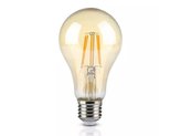 Žárovka LED E27  8W A67 bílá teplá V-TAC VT-1958 Filament Amber