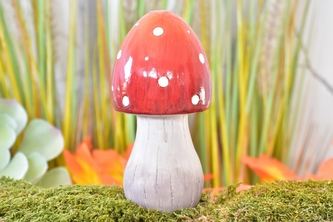 Keramická muchomůrka 19,5x9,5 cm