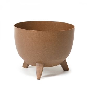 Plastová misa Roma ECO 290 mm, prírodné drevo