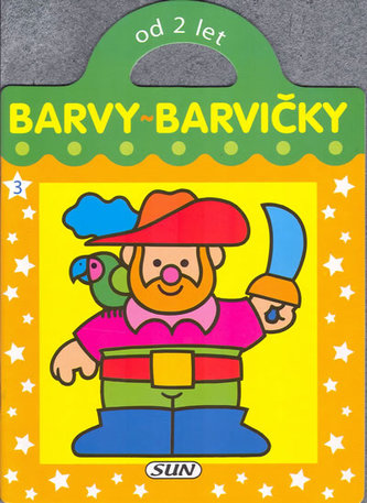 Barvy barvičky Pirát - omalovánka