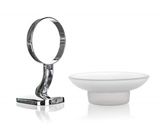 BRILANZ Držák se skleněnou mýdlenkou SIENA