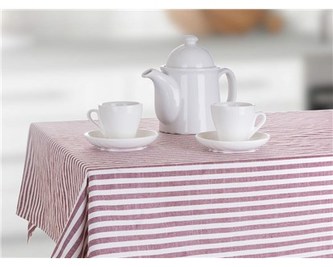 BANQUET Ubrus kuchyňský DENIM Stripes 120 x 140 cm, červený