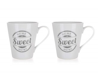BANQUET Sada keramických hrnčekov SWEET HOME 330 ml, 2 ks