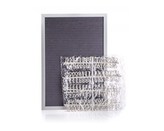 HOME DECOR Tabule fleece s písmeny 33 x 48 cm, šedá, rám bílý