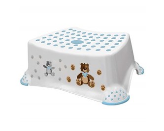 KEEEPER Stolička - schůdek BEARS 40,5 x 28,5x14 cm
