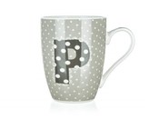 BANQUET Hrnek keramický ABC 340 ml, písmeno P