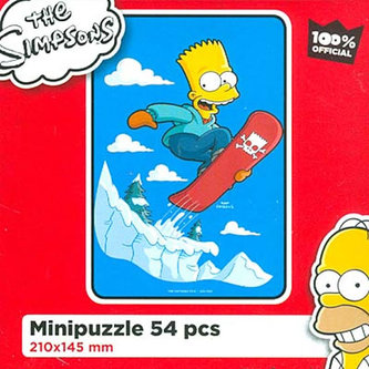 The Simpsons: Bart na snowboarde/Mini puzzle