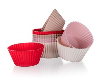 BANQUET Sada silikónových košíčkov CULINARIA Red 6 cm, 12 ks