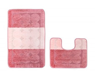 BRILANZ Sada koupelnových předložek EDREMIT, 2ks, starorůžová