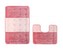 BRILANZ Sada koupelnových předložek EDREMIT, 2ks, starorůžová