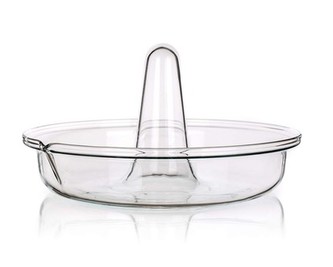 SIMAX Pekáč sklenený na kura s tŕňom pr. 24 x 13 cm