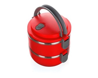 BANQUET Jídlonosič plastový CULINARIA Red 1,1l, 2 díly