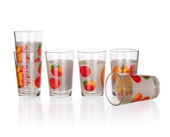 BANQUET Sada pohárov APPLE 230 ml, 6 ks