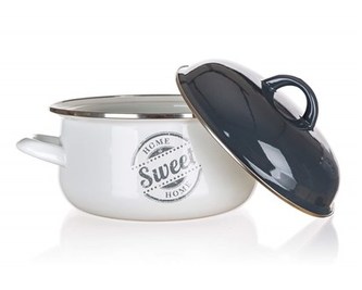 BANQUET Kastrol smaltovaný SWEET HOME 24 x 11,5 cm, 3,7 l, s poklicí