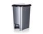 Koš odpadkový nášlapný STEP 15 l, šedý