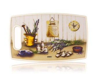 BANQUET Doštička krájacia plastová LAVENDER 36 x 22 cm