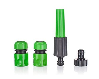 HAPPY GREEN Souprava s proudovým rozstřikovačem, 4 ks