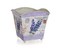 HOME DECOR Květináč plechový čtvercový LAVENDER 16 x 16 x 16 cm