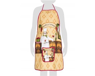 BANQUET Zástěra kuchyňská s kapsou COOK I 50 x 76 cm